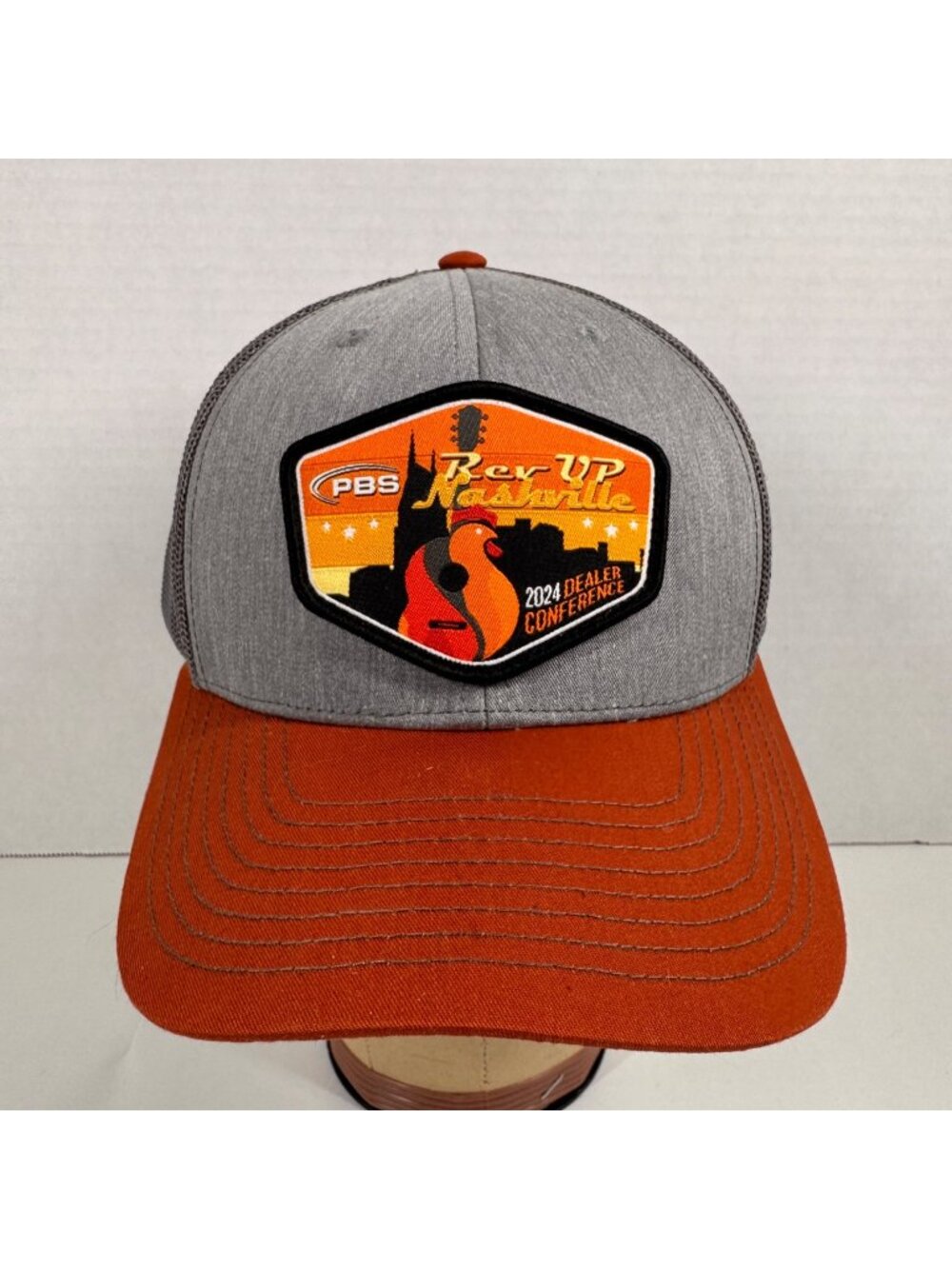 PBS Systems Rev Up Nashville Conference Mens Hat Snapback Mesh Trucker Cap